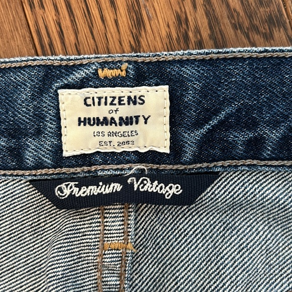 Citizen of Humanity Premium Vintage Jeans High Rise Slim Straight Size 25 - Picture 7 of 8